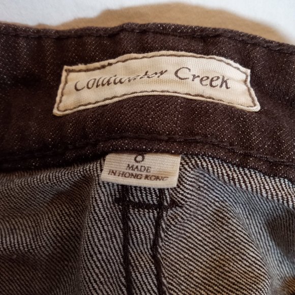Coldwater Creek Brown Boot Cut Jeans Size 8 - Picture 6 of 13